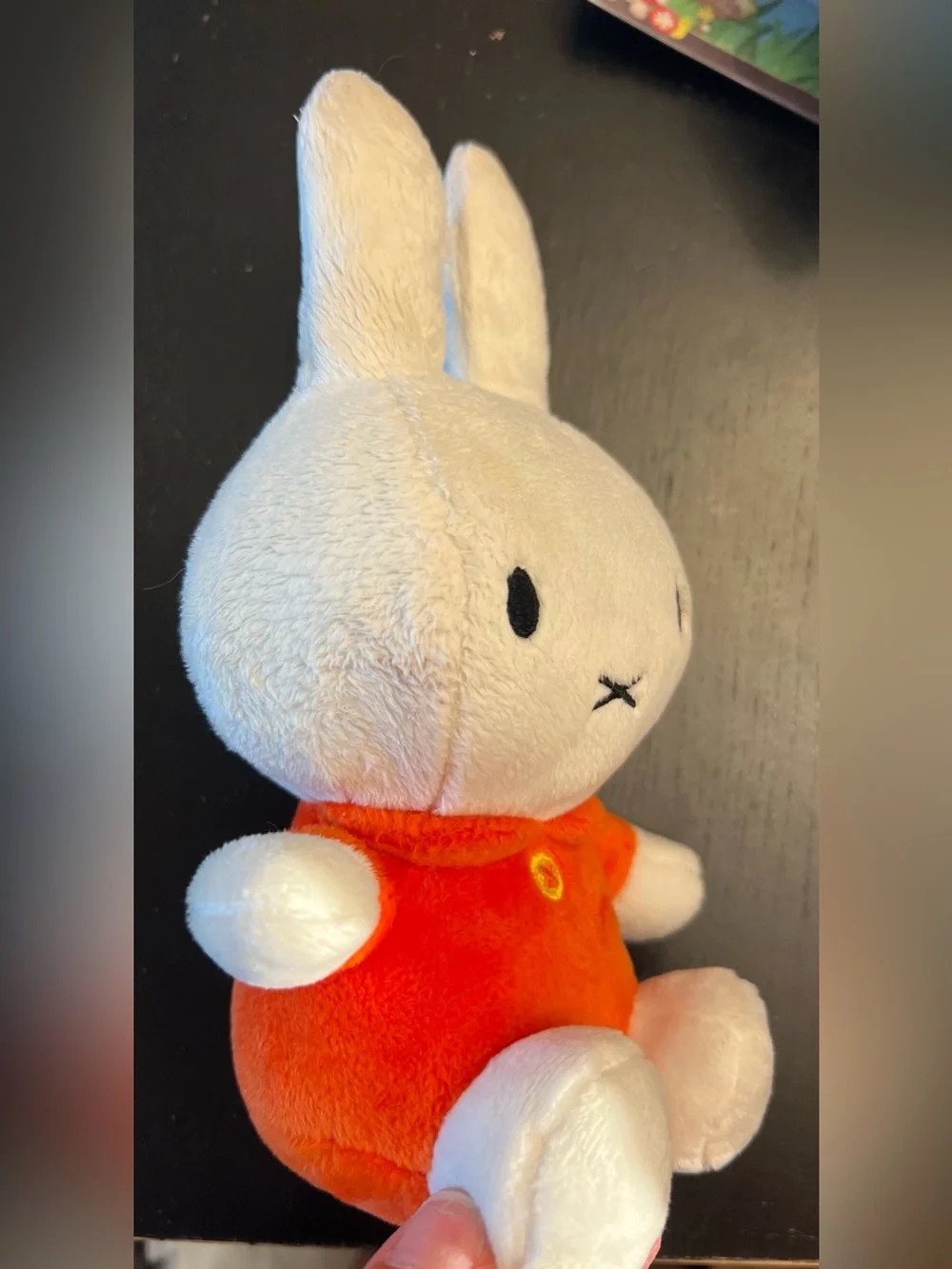 miffy Plush Bunny in White with Orange Outfit 8inches